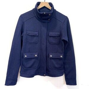 Patagonia Women’s Size Small Better Sweater Jacket Full Zip Button Navy Blue